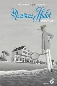 Couverture du livre Monsieur Hulot à la plage - David Merveille