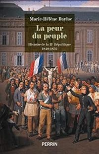 Couverture du livre La peur du peuple - Marie Helene Baylac