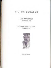 Couverture du livre Les Marquises - Victor Segalen