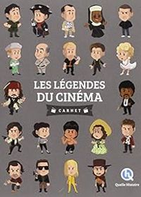 Couverture du livre Les légendes du cinéma - Carnet - Clementine V Baron