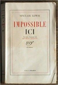 Sinclair Lewis - Impossible ici