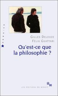 Couverture du livre Qu'est-ce que la philosophie ? (Reprise t. 13) - Gilles Deleuze - Felix Guattari