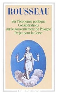 Couverture du livre Discours sur l'économie politique  - Jean Jacques Rousseau