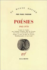 Couverture du livre Poésies, 1943-1970 - Pier Paolo Pasolini