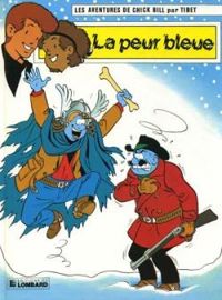 Couverture du livre La peur bleue - Tibet 