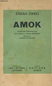 Couverture du livre Amok  - Stefan Zweig