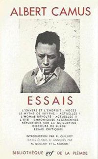 Couverture du livre Essais - Albert Camus