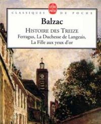 Couverture du livre Histoire des Treize  - Honore De Balzac