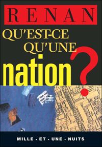 Couverture du livre Qu'est-ce qu'une nation ? - Ernest Renan