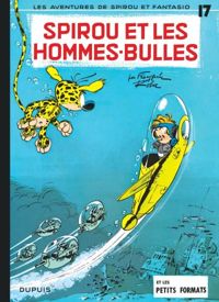 Couverture du livre Spirou et les hommes-bulles - Andre Franquin - Jean Roba