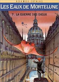 Couverture du livre La guerre des dieux - Patrick Cothias - Philippe Adamov