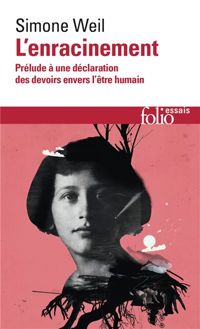 Couverture du livre L'enracinement - Simone Weil