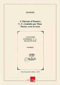 Couverture du livre L'Odyssée d'Homère - Homere 