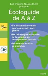 Couverture du livre Ecologuide de A à Z - Nicolas Hulot