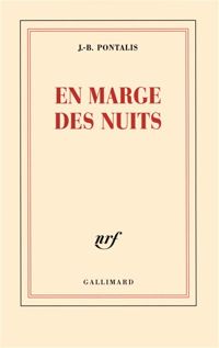 Couverture du livre En marge des nuits - Jean Bertrand Pontalis