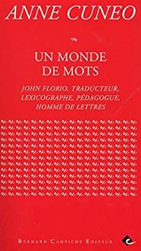 Couverture du livre Un monde de mots - Anne Cuneo