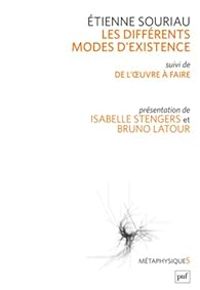 Etienne Souriau - Les différents modes d'existence