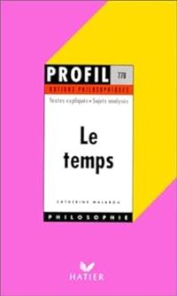 Couverture du livre Le temps, notions philosophiques - Catherine Malabou