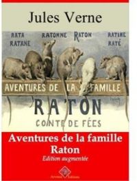 Couverture du livre Aventures de la famille Raton - Jules Verne