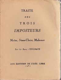 Paul Henri Thiry Dholbach - Traité des trois imposteurs