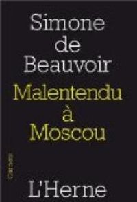 Couverture du livre Malentendu à Moscou - Simone De Beauvoir