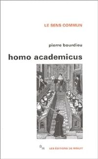 Couverture du livre Homo academicus - Pierre Bourdieu