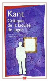 Couverture du livre Critique de la faculté de juger - Emmanuel Kant