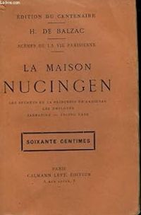 Couverture du livre La maison Nucingen - Honore De Balzac