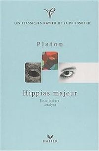 Couverture du livre Hippias majeur - Platon  - Jean Lacoste