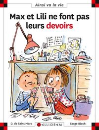 Couverture du livre Max et Lili ne font pas leurs devoirs - Dominique De Saint Mars