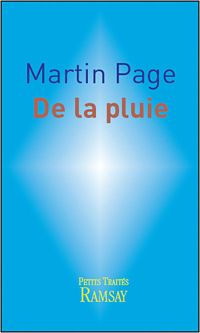 Couverture du livre De la pluie - Martin Page