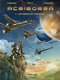 Couverture du livre Les ruines de l'aéropage - Sylvain Cordurie - Stephane Crety