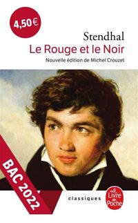 Couverture du livre Le Rouge et le Noir - Stendhal 