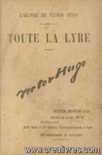 Couverture du livre Toute la lyre - Victor Hugo