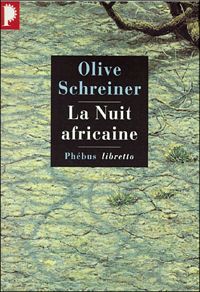 Couverture du livre La nuit africaine - Olive Schreiner