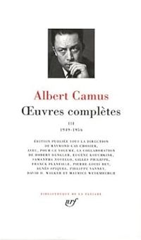 Albert Camus - 1949-1956