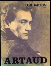 Couverture du livre Revue Obliques : Artaud - Antonin Artaud