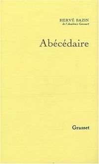 Couverture du livre Abécédaire - Herve Bazin