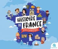 Couverture du livre Histoire de France en cartes - Patricia Crete