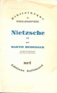 Couverture du livre Nietzsche II - Martin Heidegger