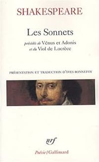 Couverture du livre Les sonnets : Vénus et Adonis - Viol de Lucrèce - William Shakespeare