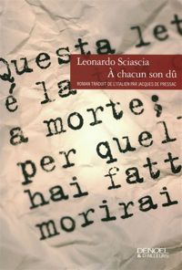 Couverture du livre À chacun son dû - Leonardo Sciascia