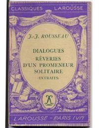 Couverture du livre Dialogues  - Jean Jacques Rousseau