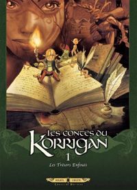 Couverture du livre Les contes du Korrigan tome 01 Les Trésors Enfouis - Mary Touquet - Ronan Le Breton - Erwan Le Breton