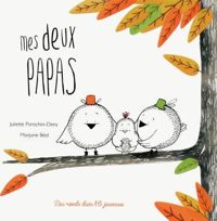 Couverture du livre Mes deux papas - Juliette Parachini Deny - Marjorie Beal