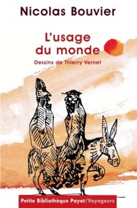 Couverture du livre L'usage du monde - Nicolas Bouvier