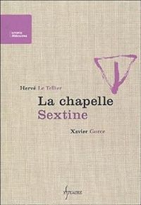 Couverture du livre La chapelle Sextine - Herve Le Tellier