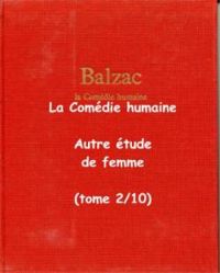 Couverture du livre Autre Étude de Femme - Honore De Balzac