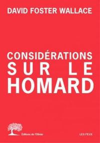 Couverture du livre Considérations sur le homard - David Foster Wallace