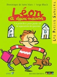 Couverture du livre Simon a deux maisons - Dominique De Saint Mars